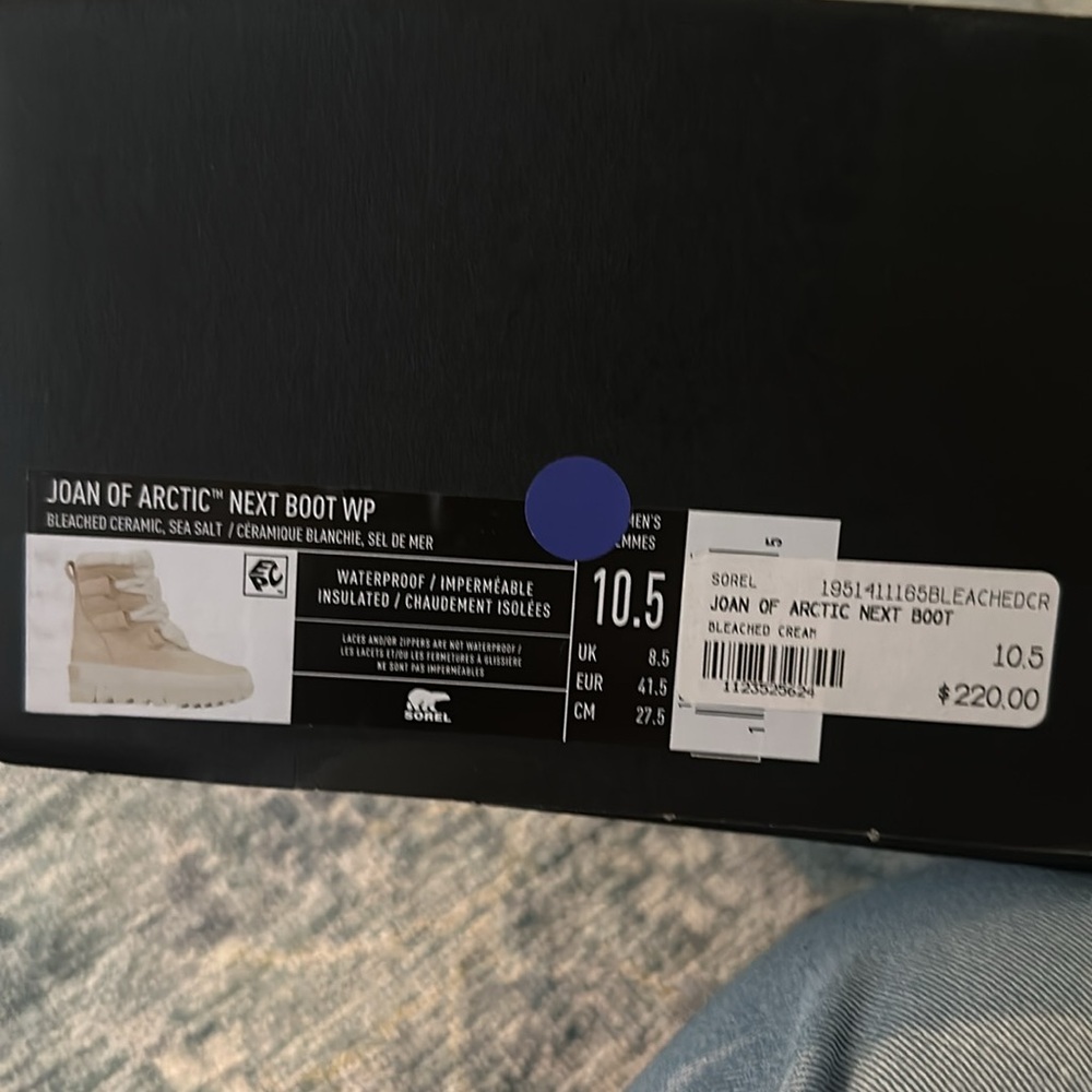NEW IN BOX JOAN OF ARTIC NEXT BOOT WP SIZE 10.5 NWT - Picture 3 of 6